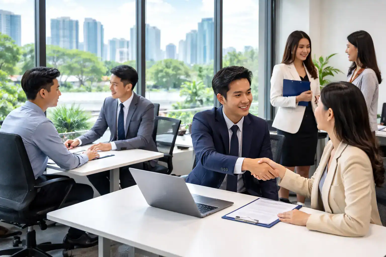 Professional recruitment consultants building talent partnerships with clients in Johor Bahru.